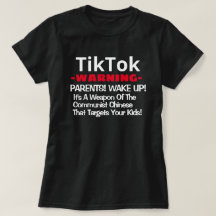 TikTok - Warnung - Eltern Weckte auf! T-Shirt