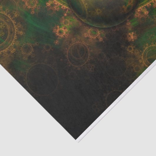 TikToks 4-dimensionale Steampunk-Time-Rezeption Seidenpapier (Ausschnitt)