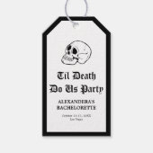 Til Death Do Uns Party Bachelorette Bevorzugung Geschenkanhänger (Vorderseite)