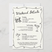 Til Death Do Uns Party Bachelorette Cocktail Einladung (Rückseite)