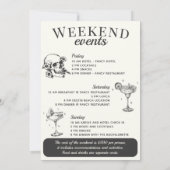 Til Death Do Uns Party Bachelorette Cocktail Einladung (Rückseite)