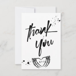 Til Death Do Uns Party Grunge Wedding Dankeskarte