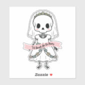 Til Death Do Uns Party Halloween Aufkleber (Blatt)