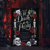 Til Death Do Uns Party Halloween Brautparty Einladung