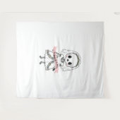 Til Death Do Uns Party Halloween Wandteppich (Vorderseite (Horizontal))