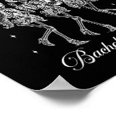 Til Death Do Uns Party Retro Halloween Bachelorett Poster (Ecke)