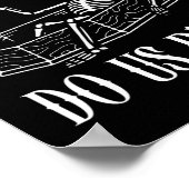 Til Death Do Uns Party Skeleton Halloween Bridge W Poster (Ecke)