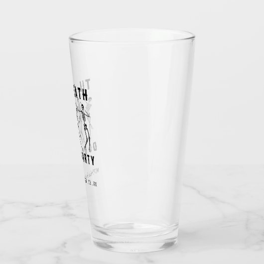 Til Death Do Uns Party Skeletton Junggeselinnen-Ab Glas (Links)