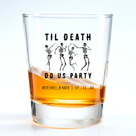Til Death Do Uns Party Skeletton Junggeselinnen-Ab Schnapsglas