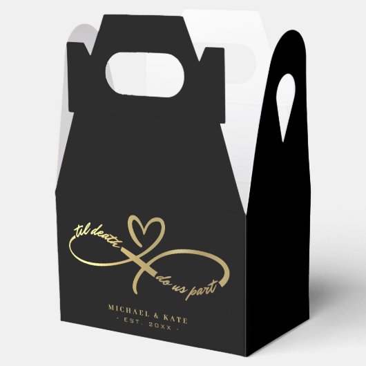 Til Death Do Uns Teil Black & Gold Unendlichkeit S Geschenkschachtel (Geöffnet)