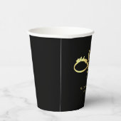 Til Death Do Uns Teil Black & Gold Unendlichkeit S Pappbecher (Rechts)