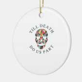 Til Death Do us Funny & Classic Halloween Keramik Ornament (Links)