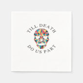 Til Death Do us Funny & Classic Halloween Serviette (Vorderseite)