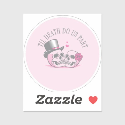 Til Death Do us Part Aufkleber (Blatt)