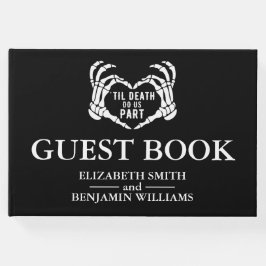 Til Death Do us Part Black Gothic Wedding Gästebuch