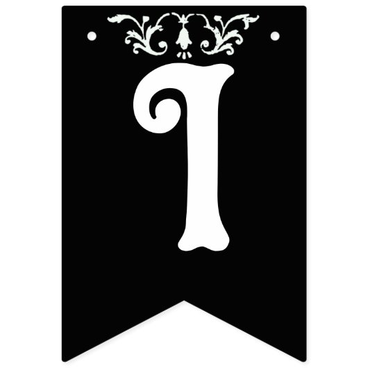 Til Death Do us Part Black Gothic Wimpelkette (Zweite Fahne)