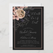 Til Death Do us Part Bridal Dusche Einladung (Vorderseite)