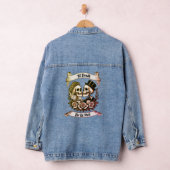 Til Death Do us Part: Bride & Groom Skelett Jeansjacke (Hangar)