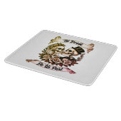 Til Death Do us Part: Bride & Groom Skelett Schneidebrett (Ecke)