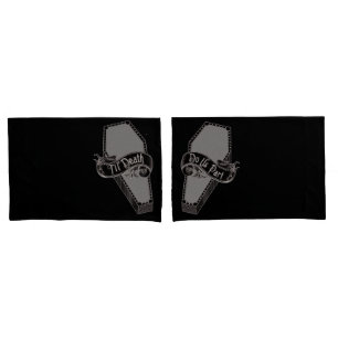 Til' Death Do us Part Coffin Pillowcases Kissenbezug