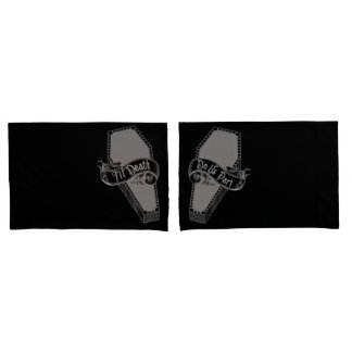 Til' Death Do us Part Coffin Pillowcases Kissenbezug