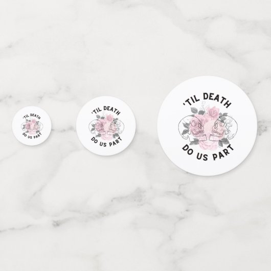 Til Death Do us Part Confetti Konfetti (Vorderseiten)