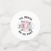 Til Death Do us Part Confetti Konfetti (Klein Vorderseite)