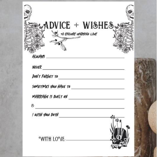 Til Death Do us Part | Couple Advisor Card | B+W Mitteilungskarte