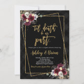 Til Death Do us Part Couples Dusche Einladung (Vorderseite)