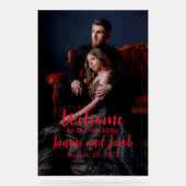 Til Death Do us Part Dark Goth Moody Begrüßungszei Acrylschild (Vorderseite)