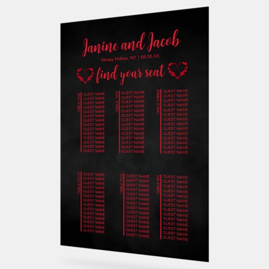 Til Death Do us Part Dark Goth Moody Seekarte Acrylschild (Winkel)