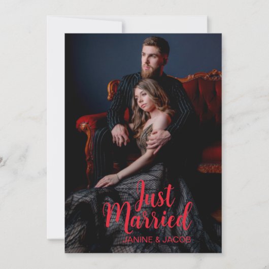 Til Death Do us Part Dark Goth Wedding Ankündigung (Vorderseite)