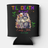 Til Death Do us Part Eternale Liebe Halloween Skul Dosenkühler (Rückseite)