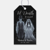 Til Death Do us Part Ghost Gothic Wedding Geschenkanhänger (Vorderseite)