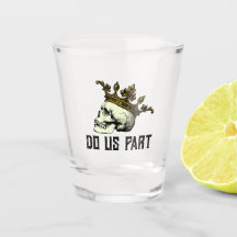 Til Death Do us Part Gotheen Skull mit Krone