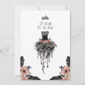 Til Death Do us Part Gothic Brautparty Einladung (Vorderseite)