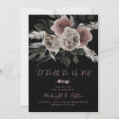 Til Death Do us Part Gothic Elegante Rose Save The Date (Vorderseite)