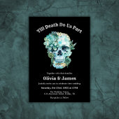 Til Death Do us Part Gothic Halloween Hochzeit Einladung