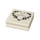Til Death Do us Part Gothic Red Heart Wedding Gummistempel (Stempel)