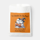 Til Death Do us Part Halloween Hochzeit Geschenktütchen (Vorderseite)