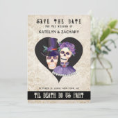 Til Death Do us Part Halloween Save The Date (Stehend Vorderseite)