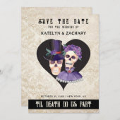 Til Death Do us Part Halloween Save The Date (Vorne/Hinten)