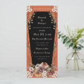 'Til Death Do us Part Halloween Wedween Coffin Inv Einladung (Stehend Vorderseite)