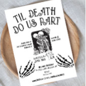 Til Death Do us Part | Paare Dusche Einladung | B+