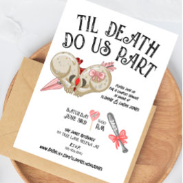 Til Death Do us Part | Paare Einladung | Farbe