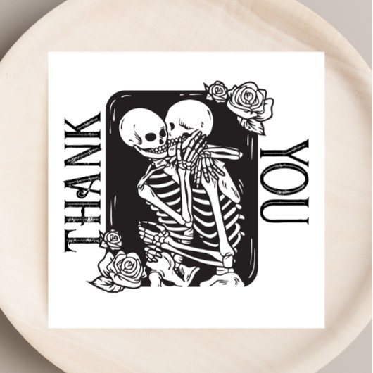 Til Death Do us Part | Paare TY Card | B+W Dankeskarte