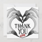 Til Death Do us Part | Paare TY Card | Farbe Dankeskarte (Vorderseite)