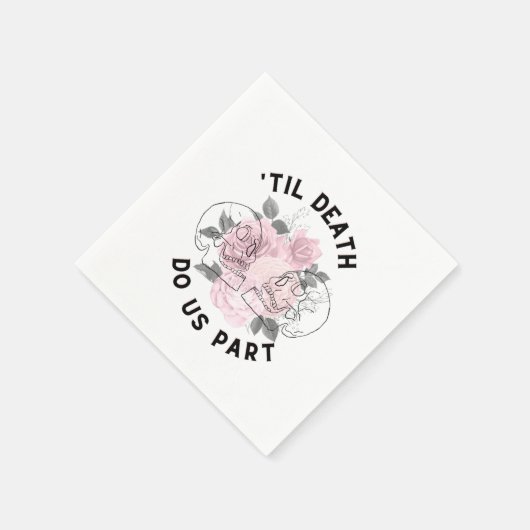 Til Death Do us Part Serviette (Ecke)