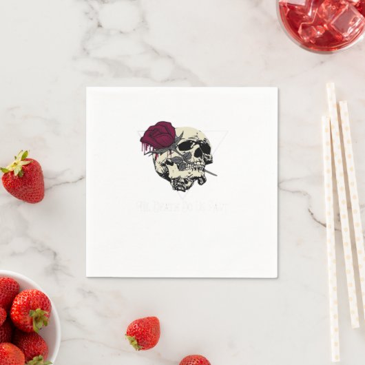 Til Death Do us Part Serviette (Beispiel)