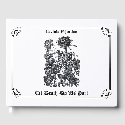Til Death Do us Part Skeleton Gästebuch (Vorderseite)